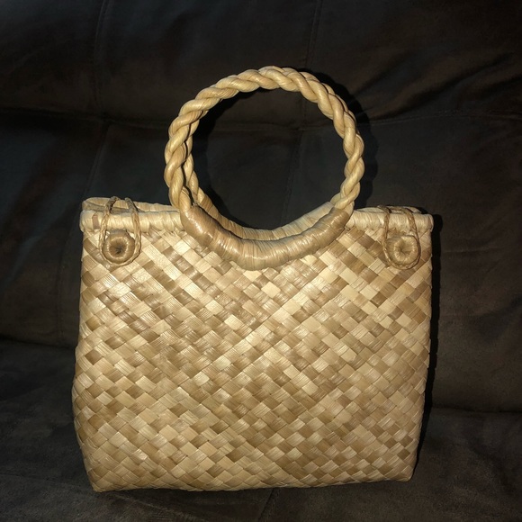 Handbags - Wicker Handbag